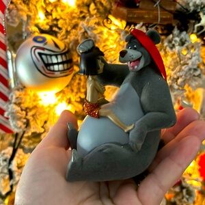 Disney parks jungle book Christmas sketchbook ornament Baloo & Mowgli NWT